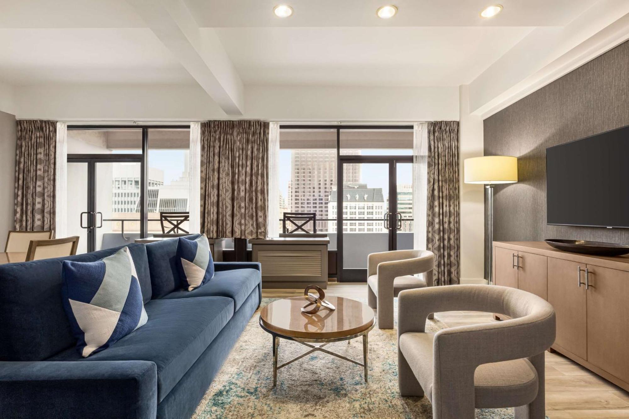 Hilton San Francisco Financial District Hotel Bagian luar foto